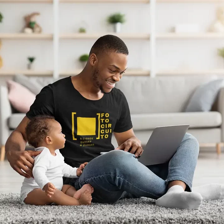 tshrfather-s-day-themed-t-shirt-mockup-dad-working-while-taking-care-of-his-baby-m13858-r-el2